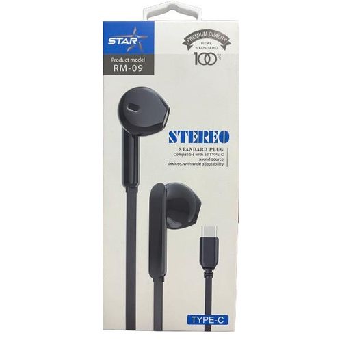 RM-09 Earphones TYPE-C Stereo Sound