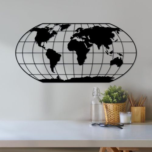 world map wall art