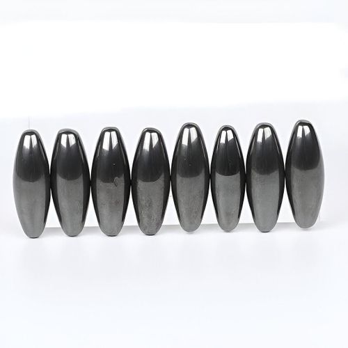 Hematite Magnet - Unique Oval Bee Snake-shaped 37mm Stress-Relief Magnet for Relaxation, Fridge Decor, and Trendy Accessory for Women, Durable Black Finish (8)