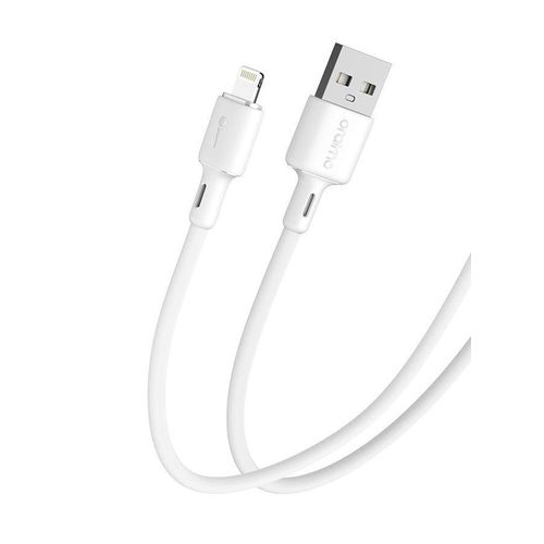 Oraimo Duraline 2 Mobile Phone USB Cables5V 24A Cable Fast Charging USB to Lightning Cable1M Long Cable lightning cable High Durability And Widely Compatible Cables White