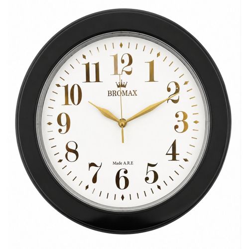Modern Wall Clock with Black Frame – Elegant Classic Design for Home & Office