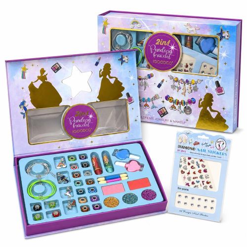 Kids 2 in 1 Jewelry and Makeup Play Set - LK2930