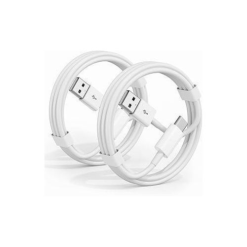 CarPlay Cable for iPhone 15/16/16 Pro Max/Plus, 2Pack USB A to USB C Cord for CarPlay Cable, iPad USB C Charging Cable for iPad Pro 13/12.9/11 inch,iPad Air Car Charger Cable Cord 3FT,(White)