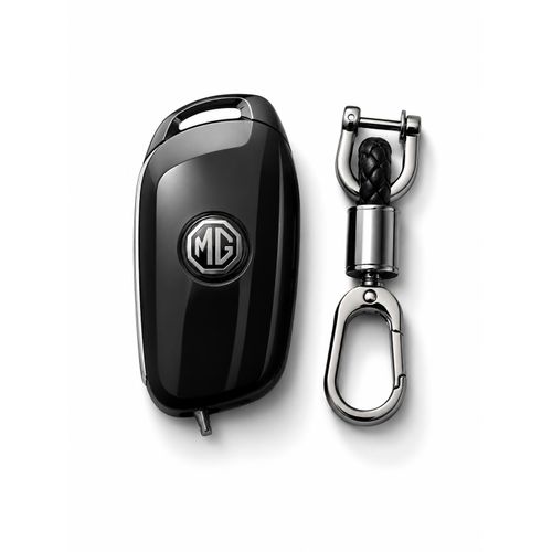 Black Key Cover Compatible with MG with Metal Keychain