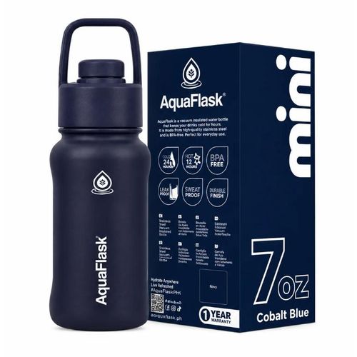 Aqua Flask Mini Bottle Cobalt Blue 7oz