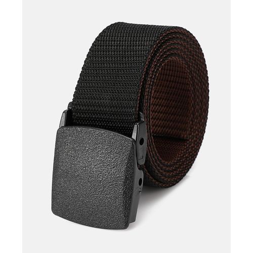 High Strength Nylon Belt with Plastic Buckle, Size Up to 1.25 Meter, Double Face (2 Colors) Brown & Black