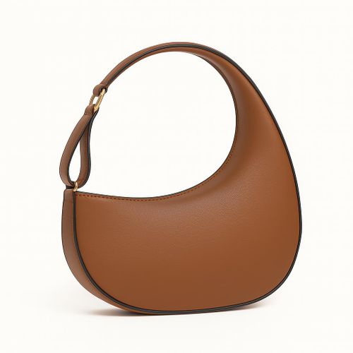Women’s Crescent Shoulder Bag – Sleek Modern Design in Premium Faux Leather