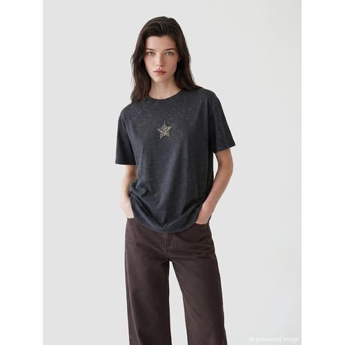 Woman Blue T-Shirt