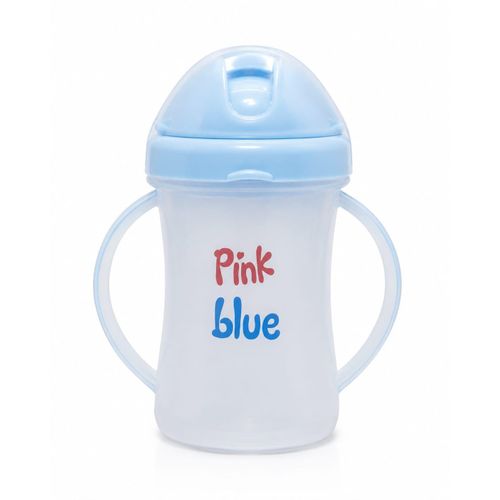Pink Blue Baby Training Cup with Dual Handles – 200 ml