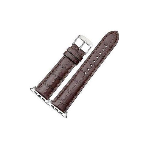 Leather Band Compatible with Apple Watch Ultra & Ultra 2 49mm, 45mm, 44mm, 42mm, Replacement Wrist Strap for Men & Women, Compatible with Apple Watch Series 9/8/7/6/5/4/3/2/1 & SE – Dark Brown