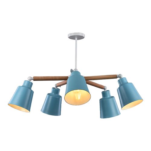 Modern White Fan Chandelier MBB111