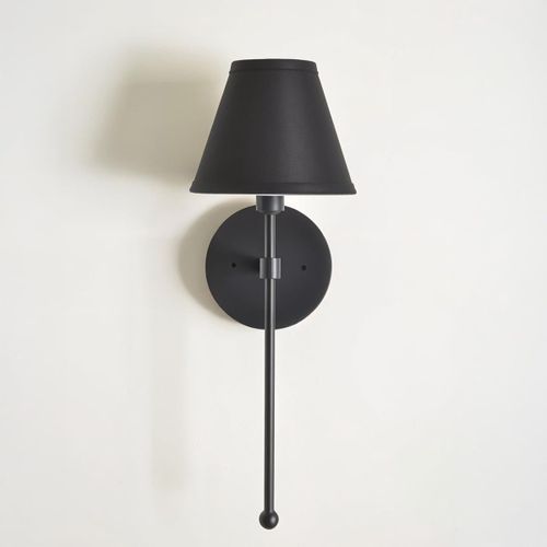 Contemporary Black Wallchieres Wall Lamp, Modern Metal Wall Light with Gold Finish, E14 Bulb Socket, Fixed Mount Uplight for Bedroom & Living Room – YL-W-855