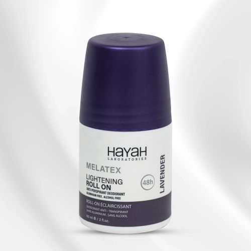 HAYAH Lightening Underarm Roll-On Deodorant, Lavender Scent, Alcohol & Aluminum Free - 40ml