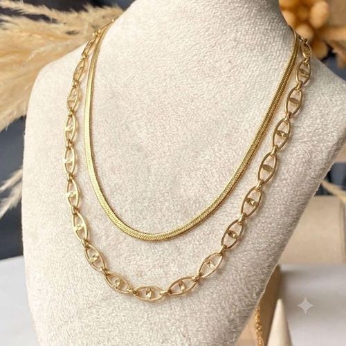 Duo Necklace Set (2 Pieces) – The Pinnacle of Chic