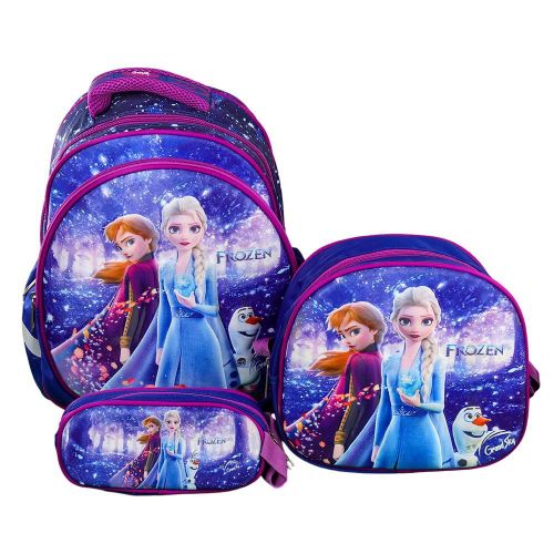 Disney Frozen School Backpack with 2 Bags - GS15-B