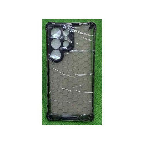 Back Case Anti-Shookprof, Streamlined Beehive Designed, with Camera Protection Compatible with Samsung Galaxy S25 Ultra (Gray & Black)