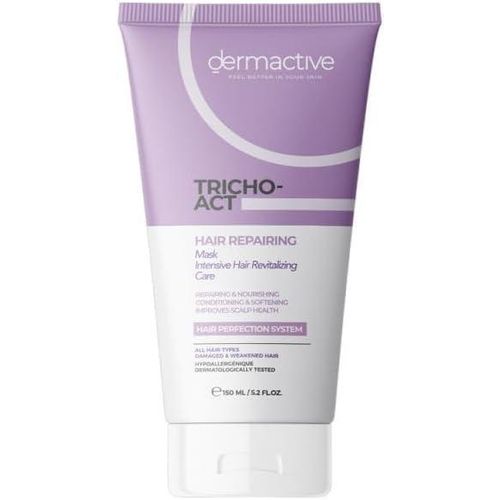 Tricho-Act Hair Repairing Mask – 150 ml, Intensive Repair, Deep Nourishment, Softness & Shine, For Damaged, Dry, or Treated Hair, Red Berry Scent, Hair Perfection System, Use 1–2x Weekly