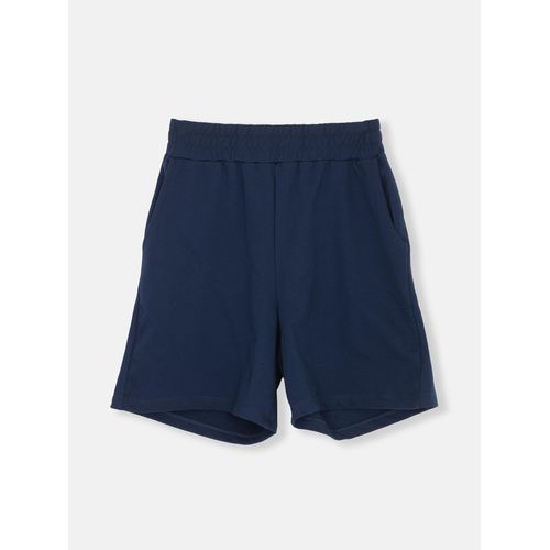 Womens Elasticated Waist Plain Shorts