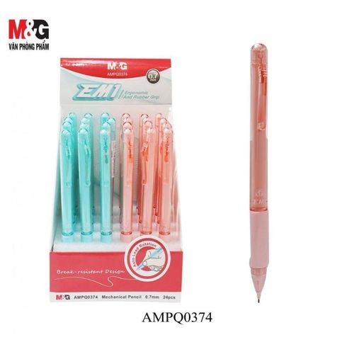Chenguang EM1 Mechanical Pencil, Smooth Writing, 0.7mm Lead, Ergonomic Grip - No:AMPQ0374