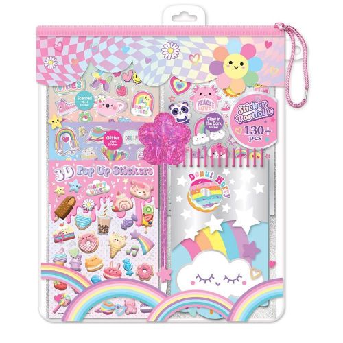 Rainbow Theme Sticker Portfolio - 341RB