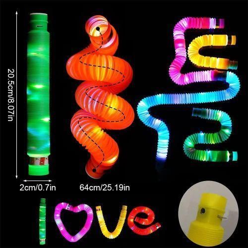 Pop Tubes Light Up48 Pieces - Multi Color