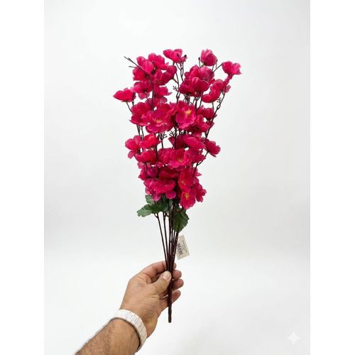 Vibrant Fuchsia Artificial Rose Bouquet for a Modern Look