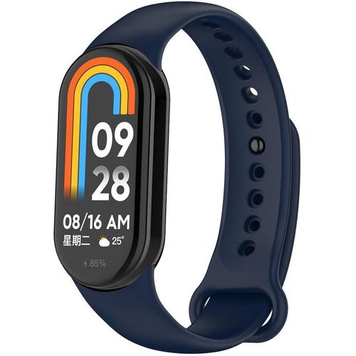 Bracelet Compatible with Xiaomi Smart Band 8/9/10 NFC Bracelets, Soft Silicone Sport Replacement Strap for Xiaomi Mi Band 10/9/8 Watch Strap for Men and Women