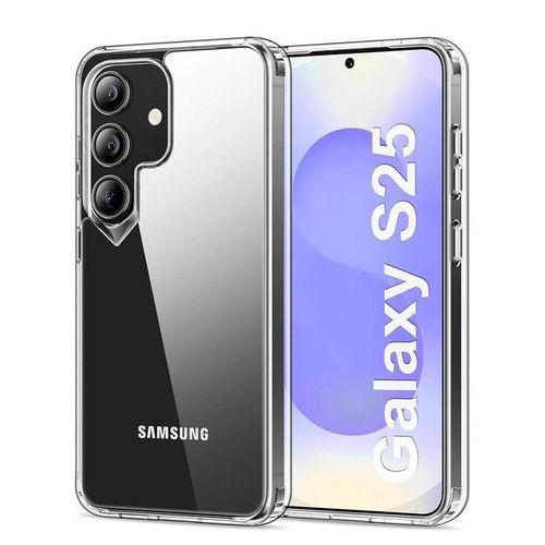 Samsung Galaxy S25 5G Case - Clear Heavy Duty 3-Layer High Grade Drop Protection