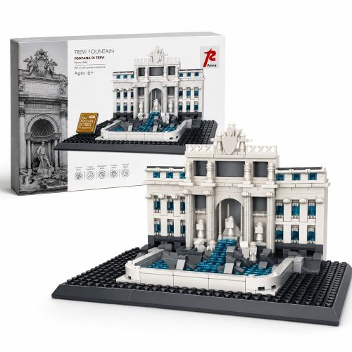 Trevi Fountain Rome Architecture Building Blocks - 4212