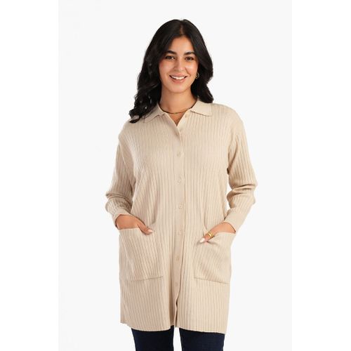 Button Front Knitted Cardigan