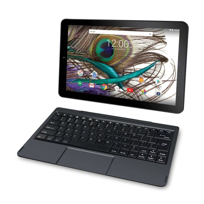 RCA Viking Pro 10 بوصة GPS تابلت 2 في 1 - 32 جيجا بايت - رباعي النواة - شاشة لمس - أسود