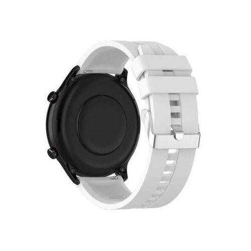 Replacement Silicone Strap Sport 22mm For Huawei GT3 46mm 2022 - White