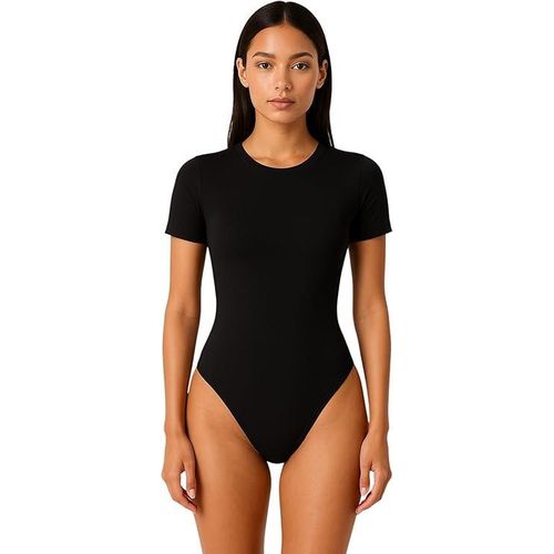 MIZAYA Classic Half Sleeve Round Neck Swimsuit - Soft and Comfortable for Girls and Women 45-90K