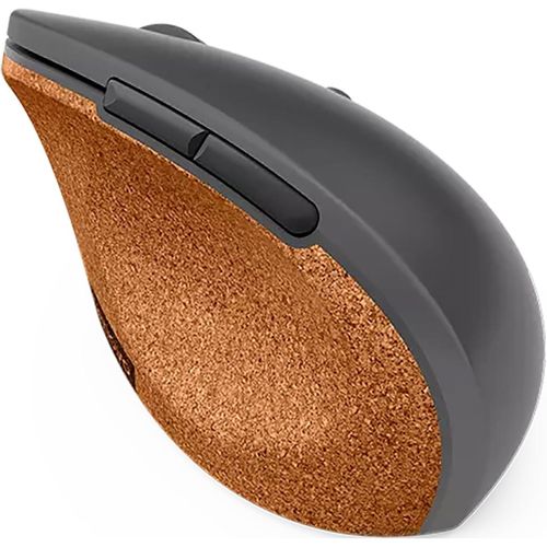Go Wireless Vertical Mouse - Computer Mouse - Programmable Buttons - Ergonomic - Right Handed - 2.4 GHz - USB Receiver - Compatible with PCs and Laptops - Storm Grey