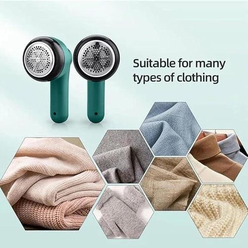 Fabric Shaver Lint Remover for Fuzz and Pet Hair with Hexagonal Blades for Guaranteed Softness