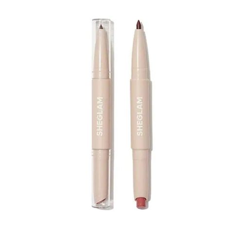 SHEGLAM Glam 101 Lipstick And Liner Duo - Berry Whip Red