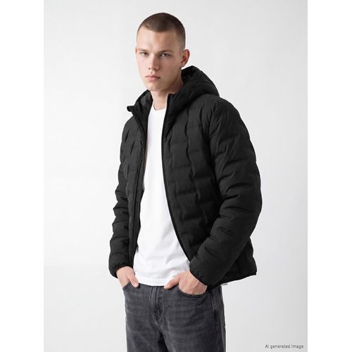 Slim Fit Hooded Men's Coat