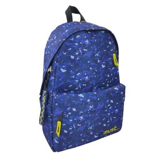 BACKPACK MONOCHROME 32*17*42 4CASE ARMY BLUE 900D RPET