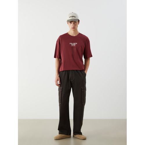 Crew Neck Printed Jersey Men's T-Shirt