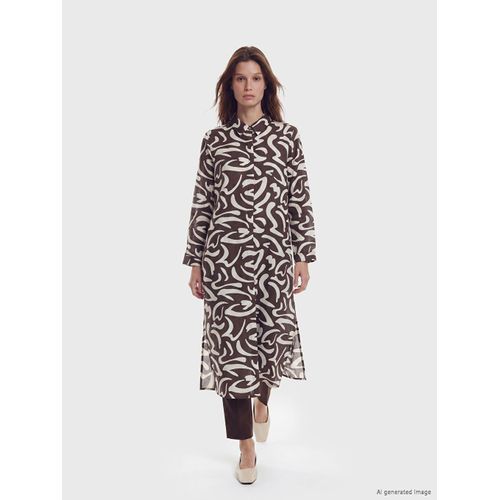 Patterned Women's Shirt Tunic