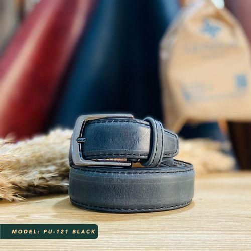 Leather Leazus Classic Belt - Black