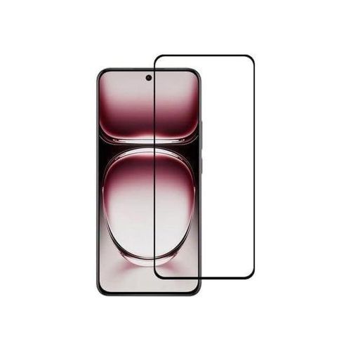 Oppo Reno 12 Pro 5G 9H HD 3D Curved Edge Tempered Glass Screen Protector, Chinese Version, Black (Pack of 1 Piece)