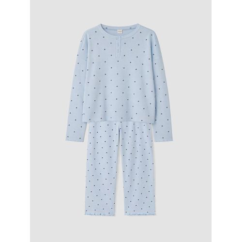Crew Neck Girl's Pyjamas Set