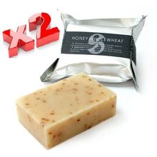 Natural Honey Wholewheat Soap Bar - 100g x2