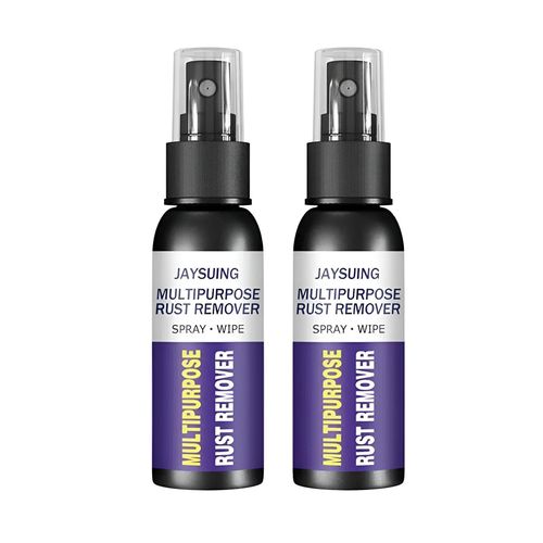 Rust Dissolver Spray Heavy Duty Instant Rust Removal Solution for Cars Machinery and Tools Provides Long Lasting Protection Easy Application Restores Metal Surfaces Efficiently (Size 2PCS)