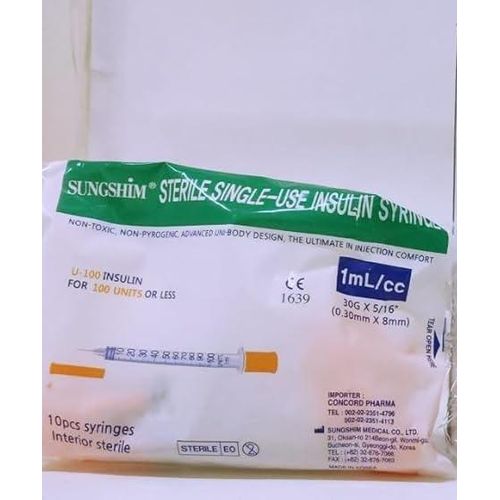 INSULIN SYRING 1 ML 100 U I0 SYRINGE