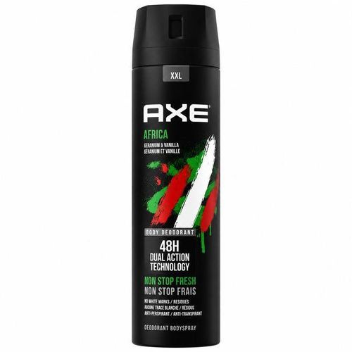 Africa Deodorant Body Spray for Men, Warm & Captivating Scent - 250ml