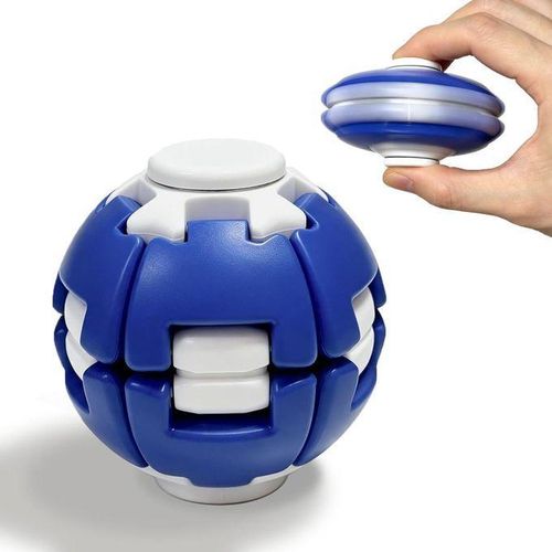 Fidget Spinner Ball,Press to Spin Stress Relief Sensory Toy for Adults Kids