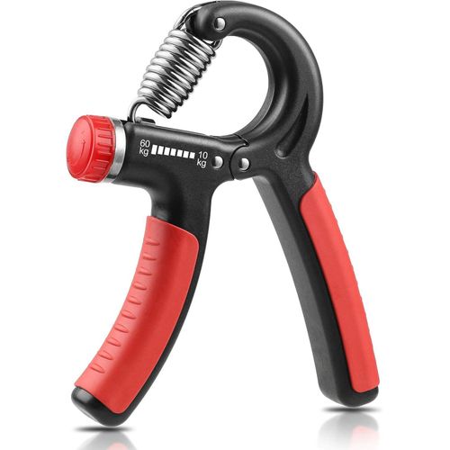 Grip Strength Trainer, Hand Grip Strengthener, Adjustable Resistance 22-132Lbs (10-60kg), Perfect for Musicians Athletes and Hand Rehabilitation Exercising