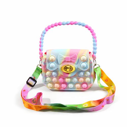 A very beautiful and elegant small silicone wallet for girls